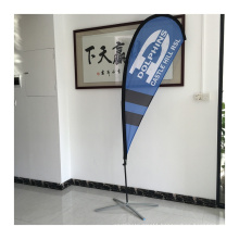 Portable Flying Beach Feather Flag Tear Drop Flag For Advertising Beach Flag Pole Beach Wing